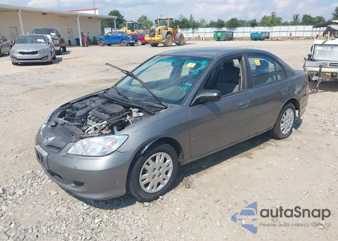 2004 Honda Civic Lx z USA, uszkodzony, nr VIN 1HGES16504L016181